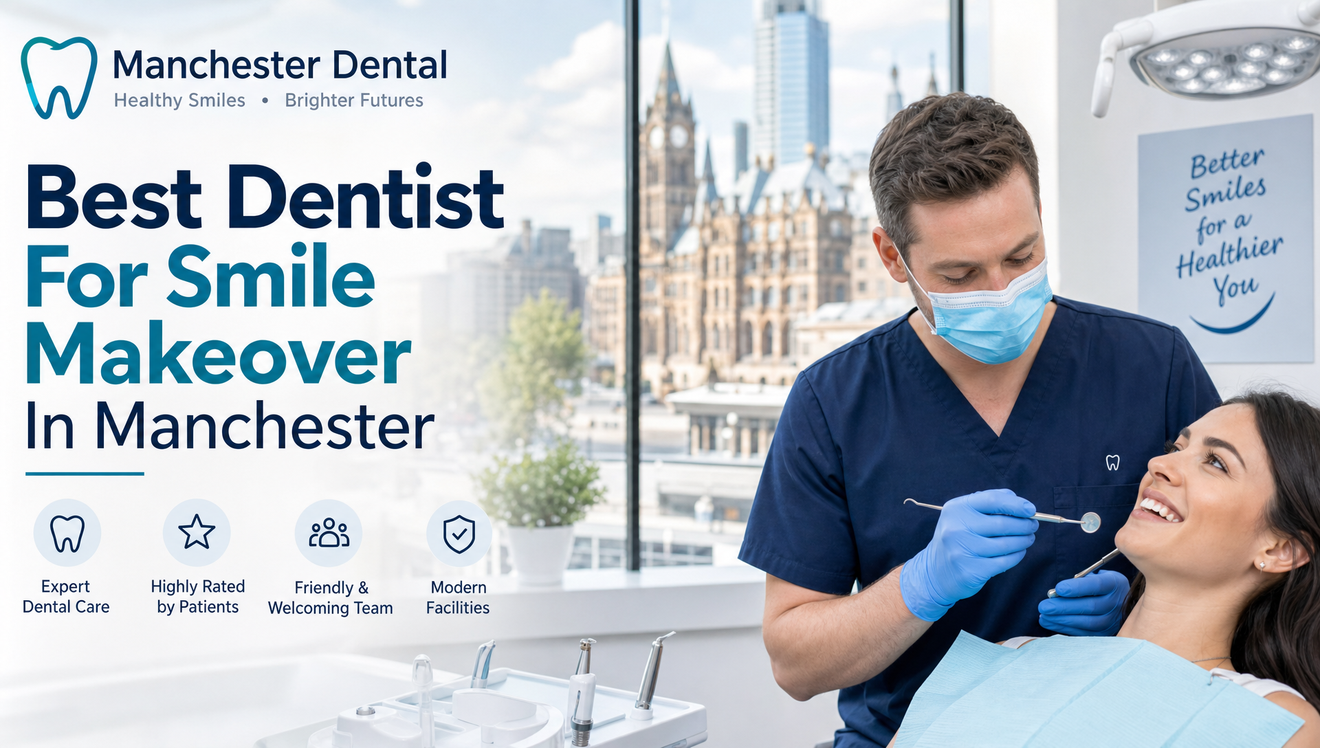 Best Dentist For Smile Makeover In Manchester